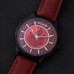 HOLZKERN | Avatar Fire Nation Damen Armbanduhr (Padoukholz/ Rot)